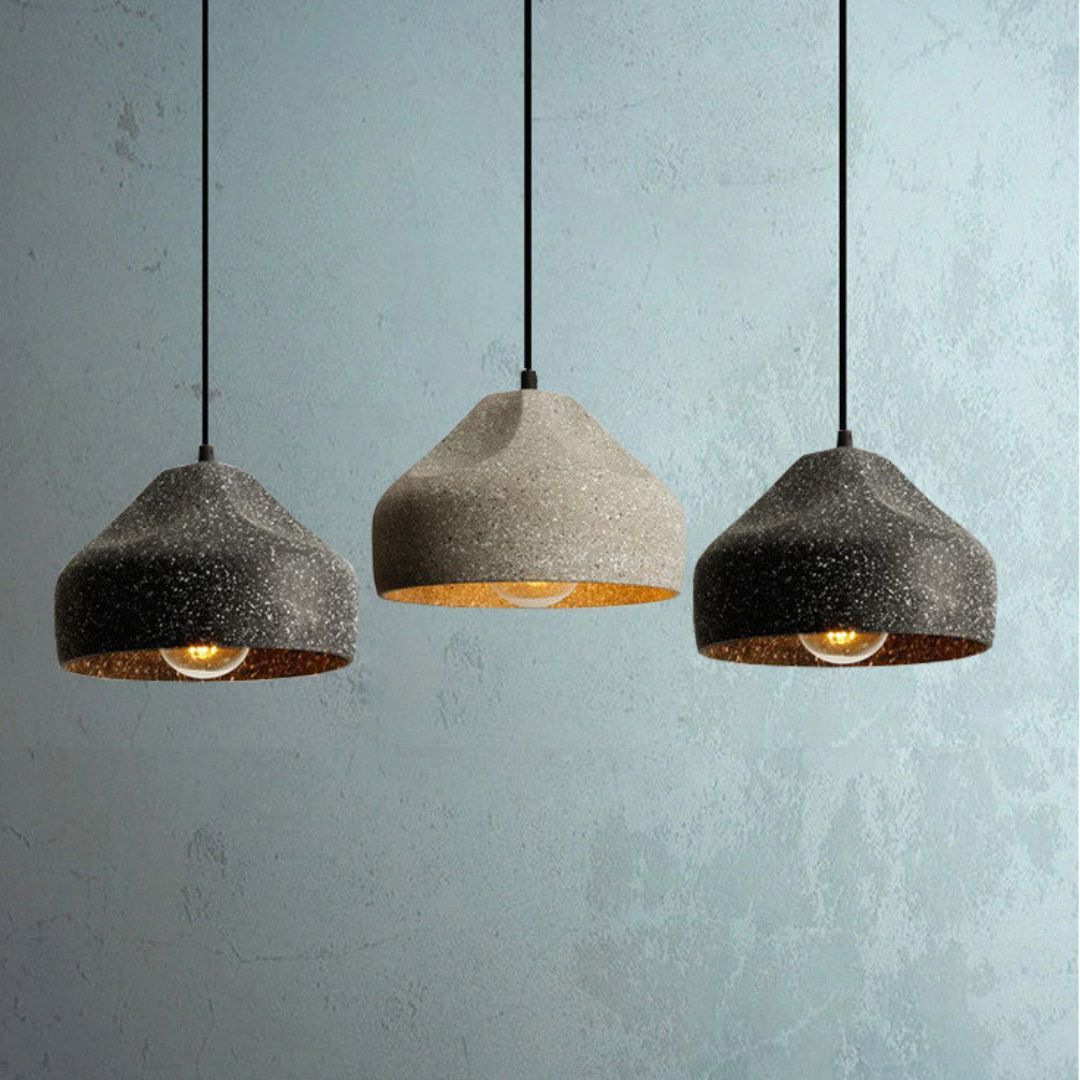 Nordic Nostalgic Industrial Wind Cement Chandelier