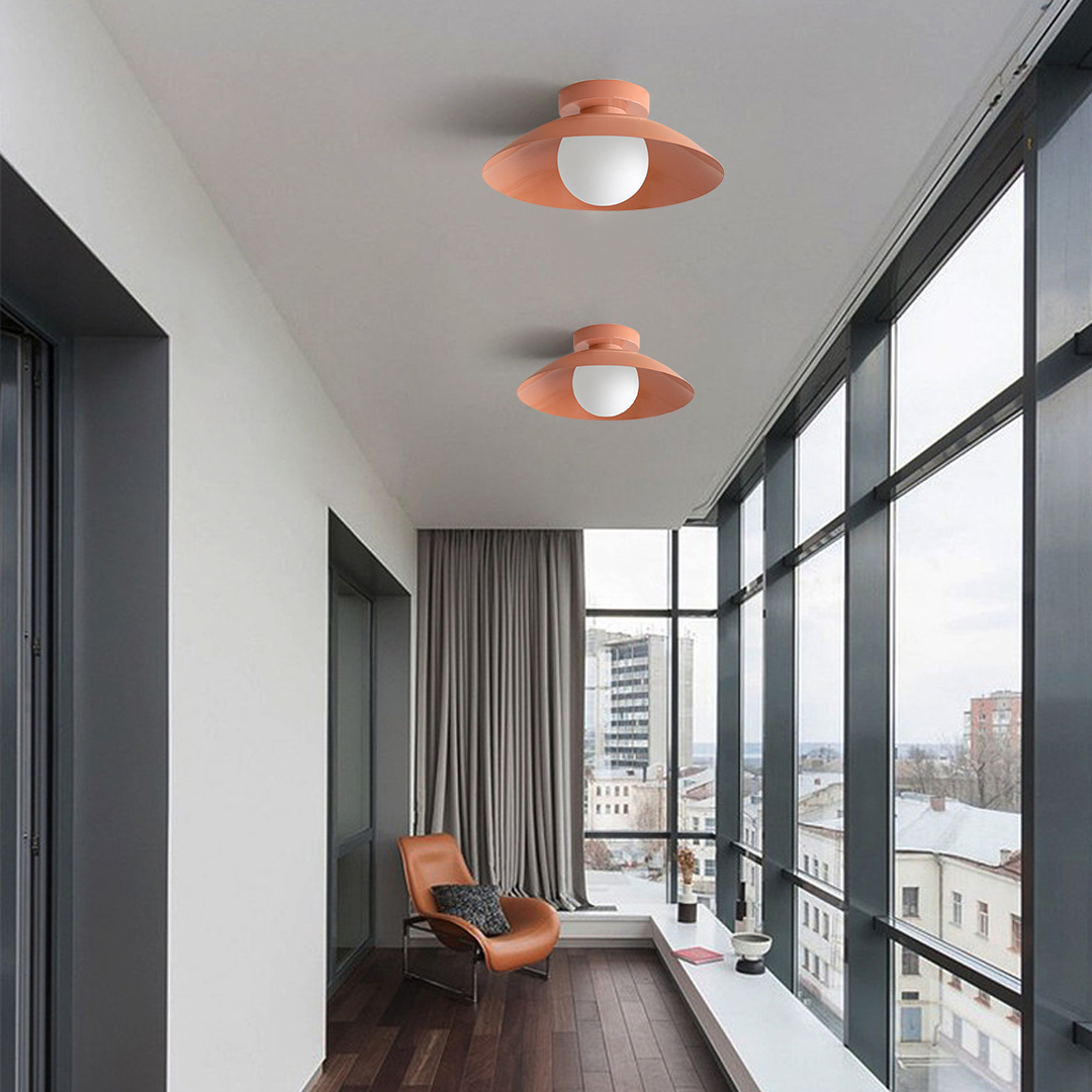 Medieval Cream Style Creative Warm Simple Modern Balcony Ceiling Lamp-labpiecesign