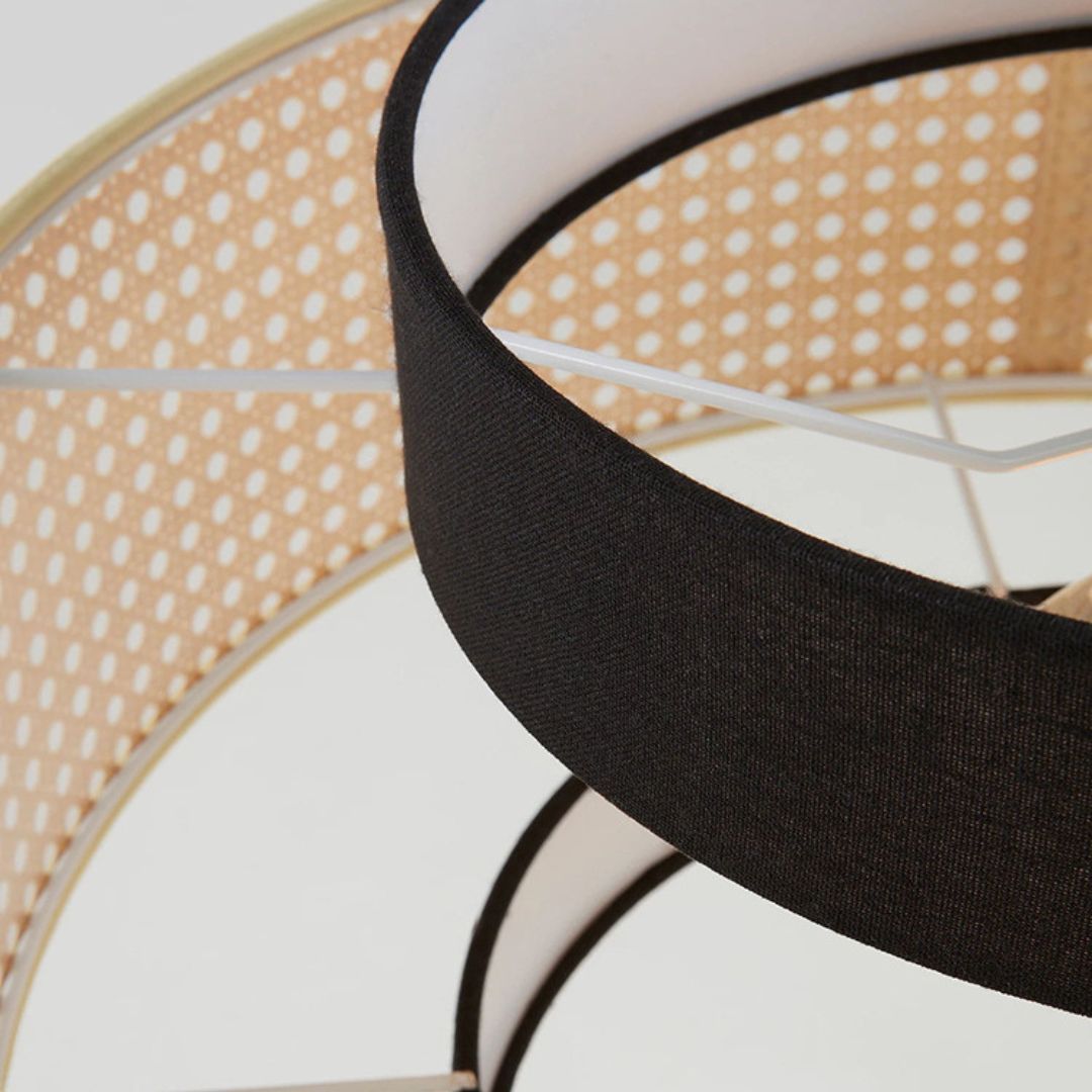 Creative Weaving Lamps Hanging Rattan Pendant Light -labpiecesign