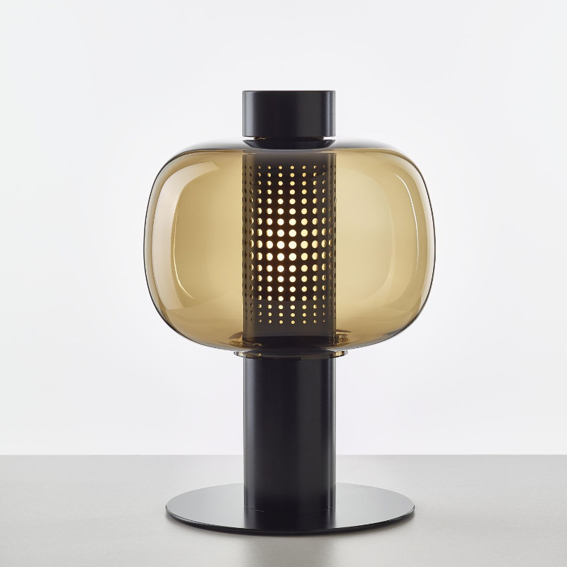 Modern Minimalist Creative Glass Table Lamp Light Luxury Desk Lamp