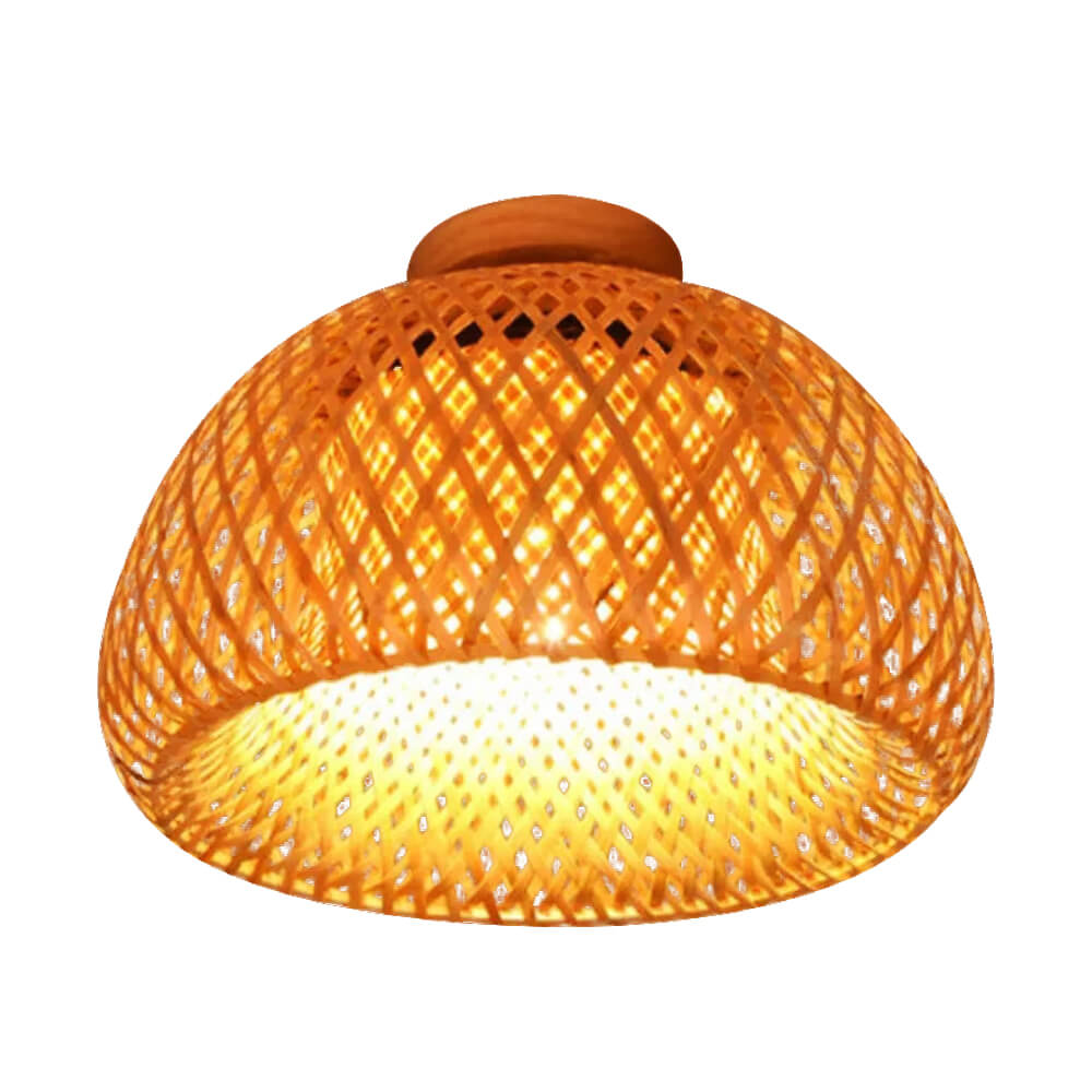 Bamboo Pendant Light Handmade Lamp Shade