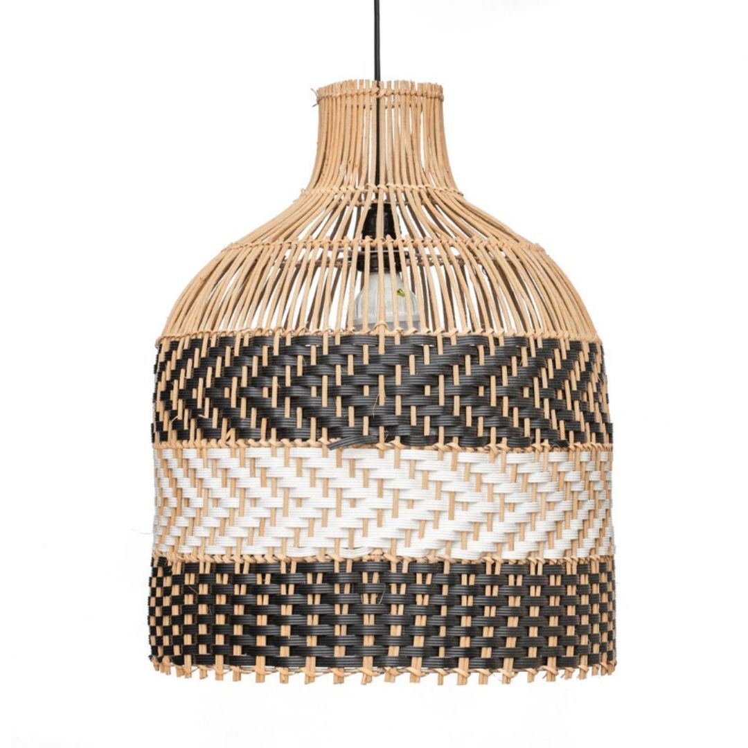 Java Rattan Pendant Light. High Quality Bamboo Wicker Hanging Light-labpiecesign