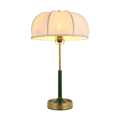 Modern Light Luxury Fabric Decoration Table Lamp Umbrella Shape Nordic Desk Lamps For Bedroom-labpiecesign