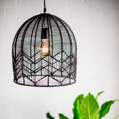 Handmade Basket Rattan Pendant Light Shades For Living Room-labpiecesign