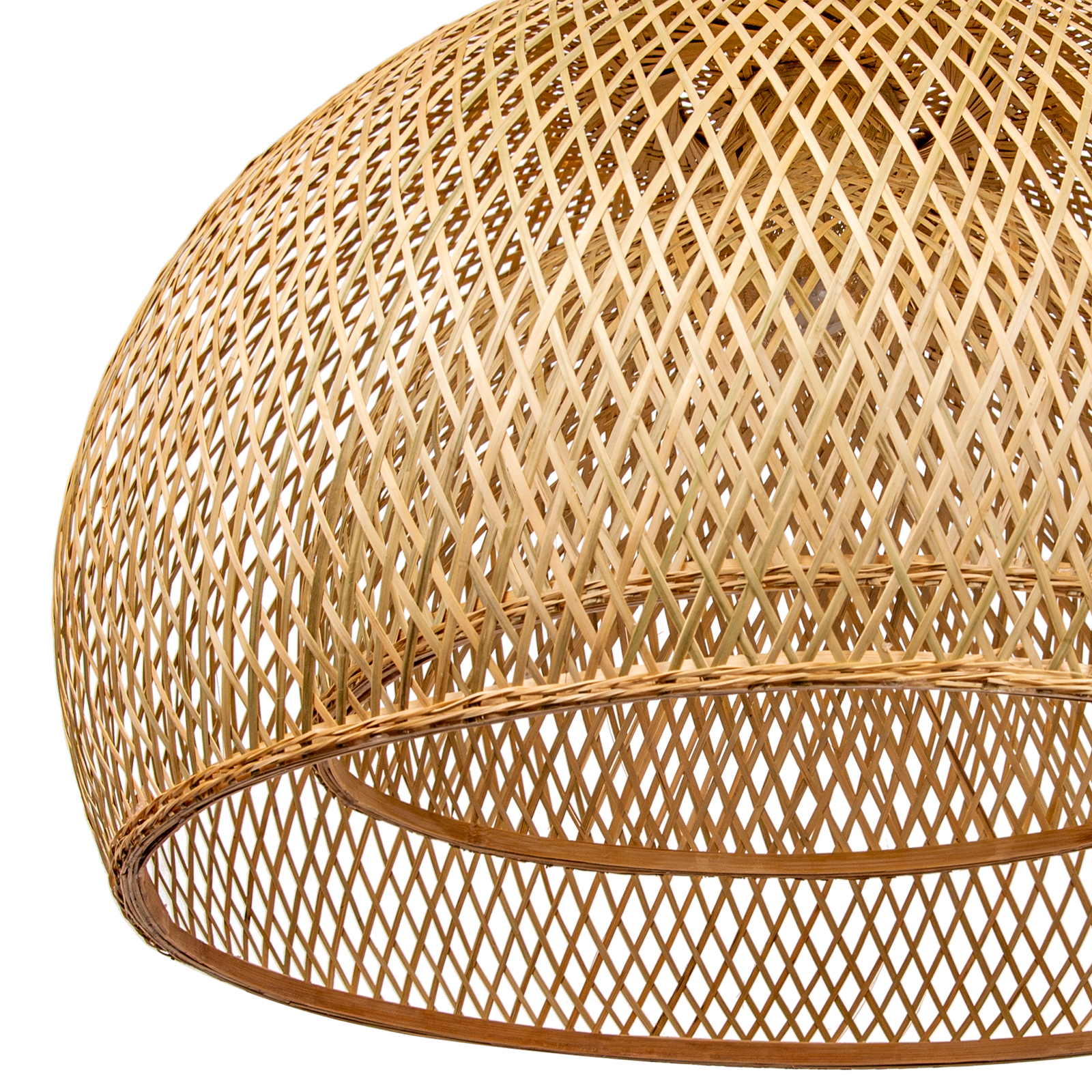 Asian Decor Bamboo Handmade Woven Hanging Lights Pendant Lamp-labpiecesign