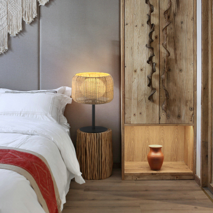 Art Japanese Rattan Pendant  Light Outdoor Waterproof Rattan lamp-labpiecesign