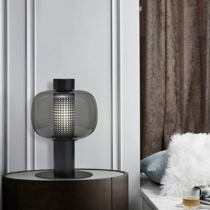 Modern Minimalist Creative Glass Table Lamp Light Luxury Desk Lamp-labpiecesign