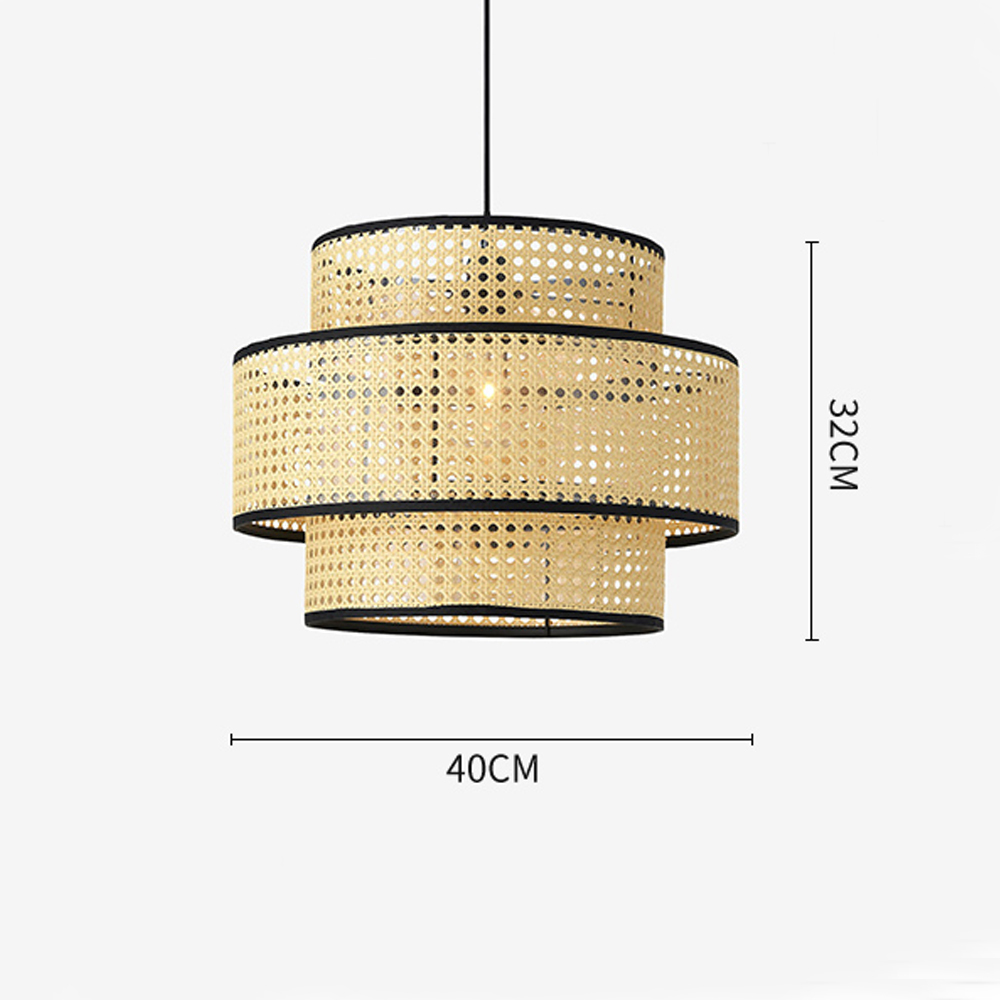 Nordic Creative Rattan Ceiling Hanging Light For Living Room