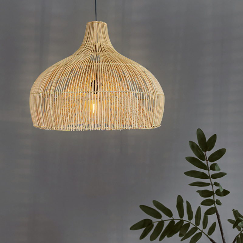 Wicker Pendant Lighting Rattan Lampshade