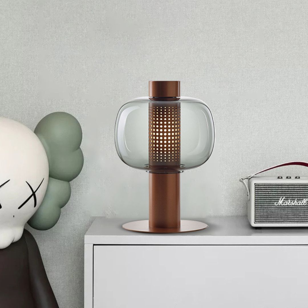 Modern Minimalist Creative Glass Table Lamp Light Luxury Desk Lamp-labpiecesign