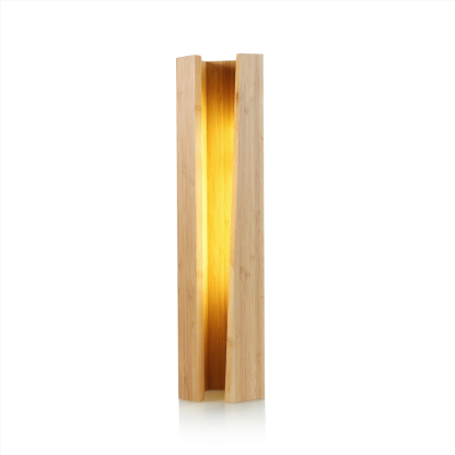 Retro Wood Pentagonal Led Table Lamp With USB For Bedroom-labpiecesign