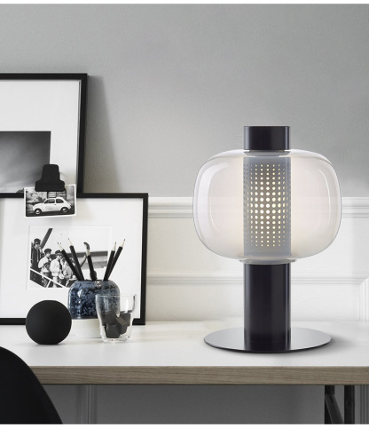Modern Minimalist Creative Glass Table Lamp Light Luxury Desk Lamp-labpiecesign