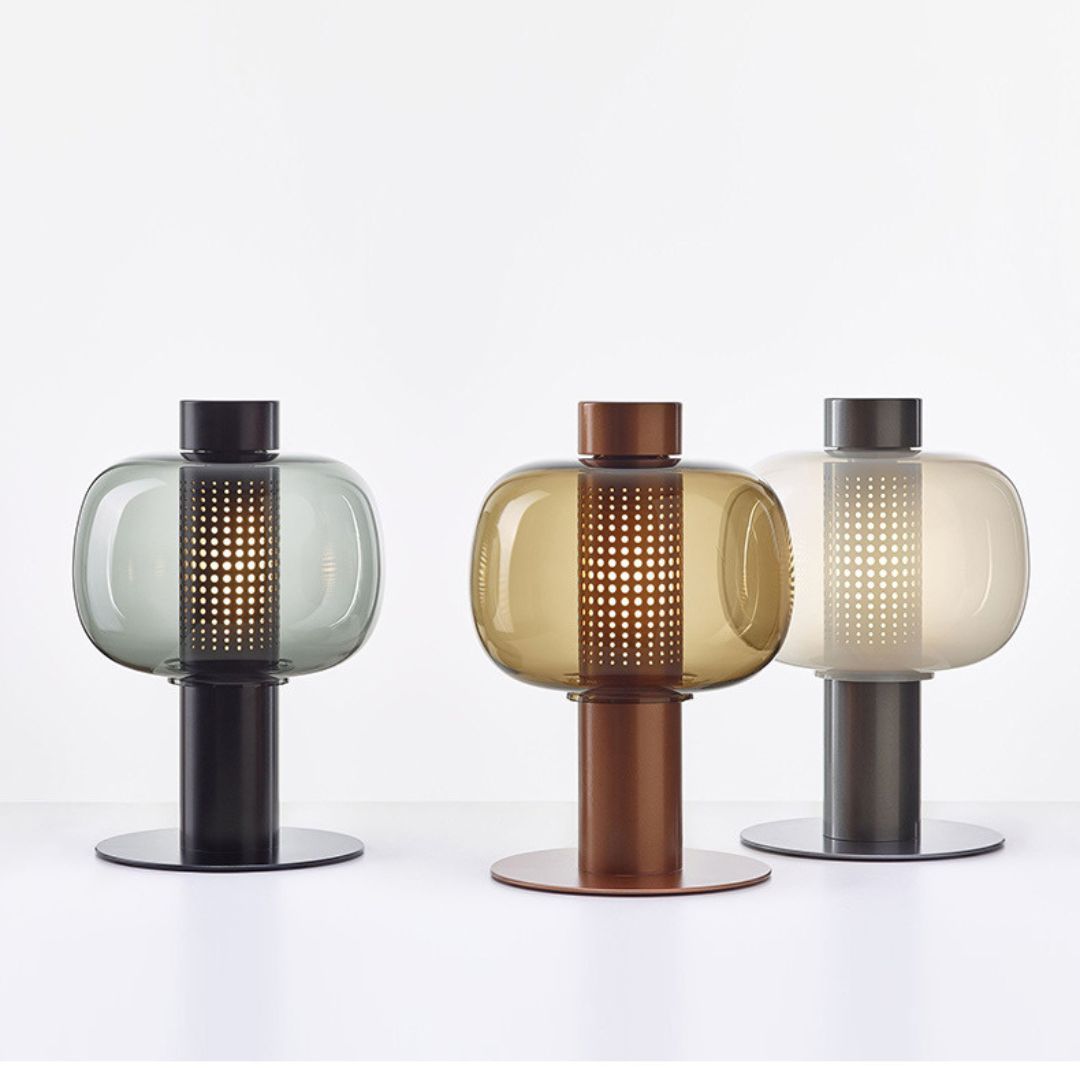 Modern Minimalist Creative Glass Table Lamp Light Luxury Desk Lamp