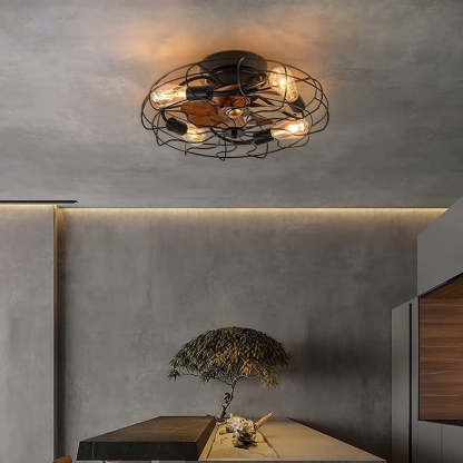 Remote Control 20in industrial Bladeless Ceiling Fan-labpiecesign