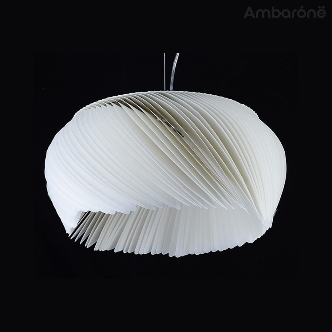 Modern Creative White Wavy Nodic Pendant Light For Living Room