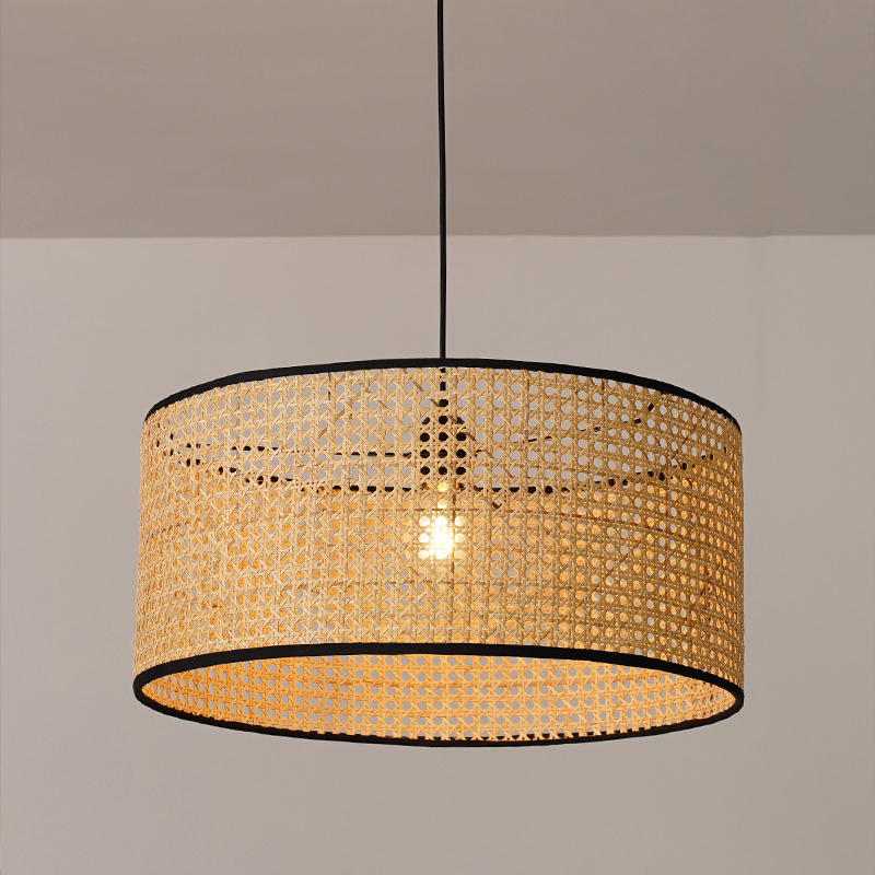 Japanese Bamboo Chandelier INS Natural Hanging Ceiling Light