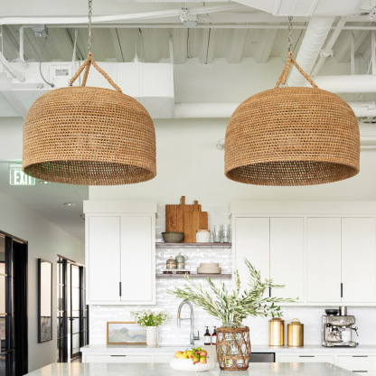 Japanese Wabi-sabi Restaurant Rope Pendant Light-labpiecesign