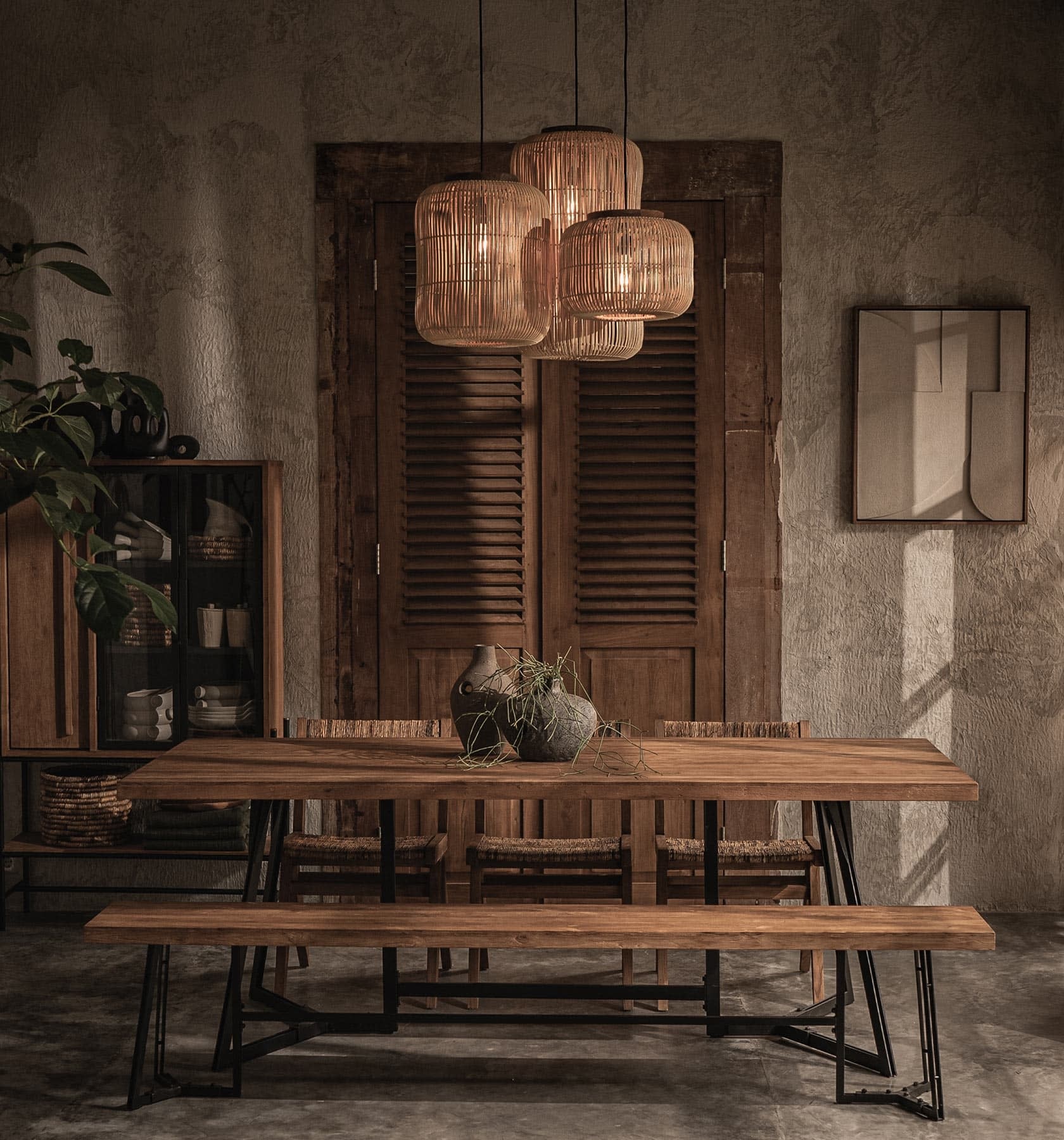 New Hand Knitted Rattan Pendant Lights-labpiecesign