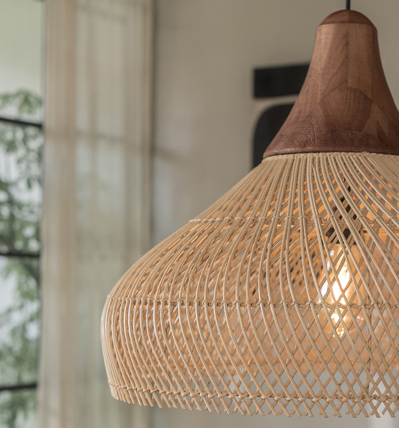 Japandi Lighting Wabi-sabi Style Bright Drum Lamp Pendant lampshade-labpiecesign