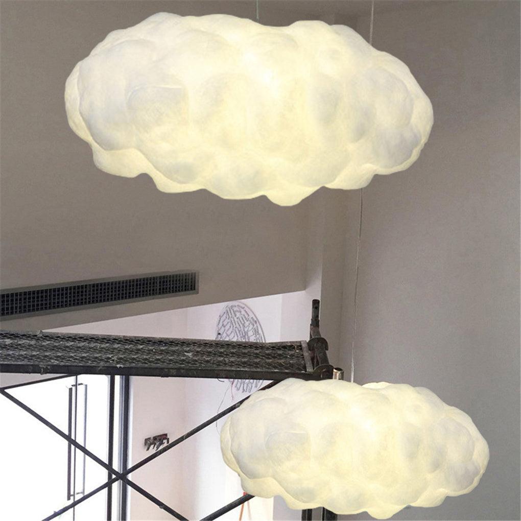 Contemporary Style Cloud Pendant Light Fixture Cotton 1/2/4-Light Dining Room Ceiling light-labpiecesign