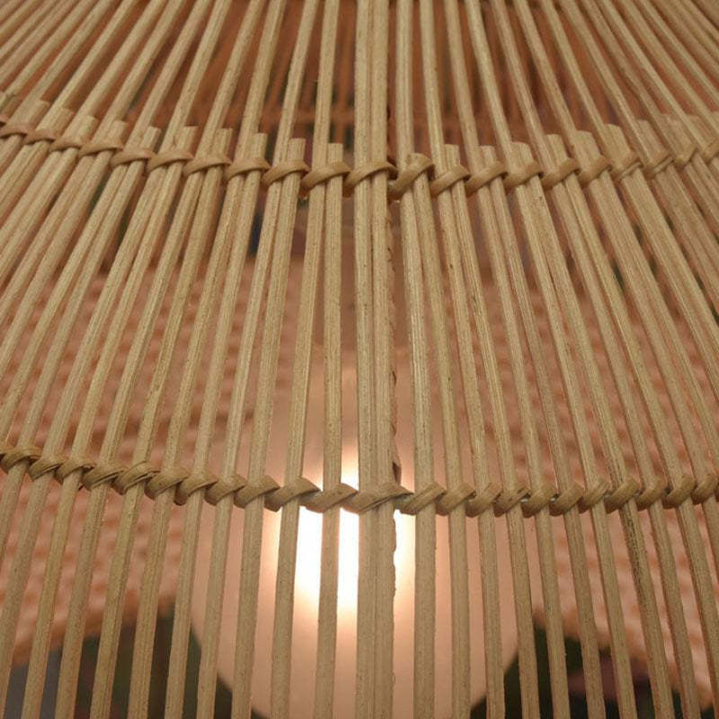 White Rattan Pendant Light Woven Rattan Lampshade-labpiecesign