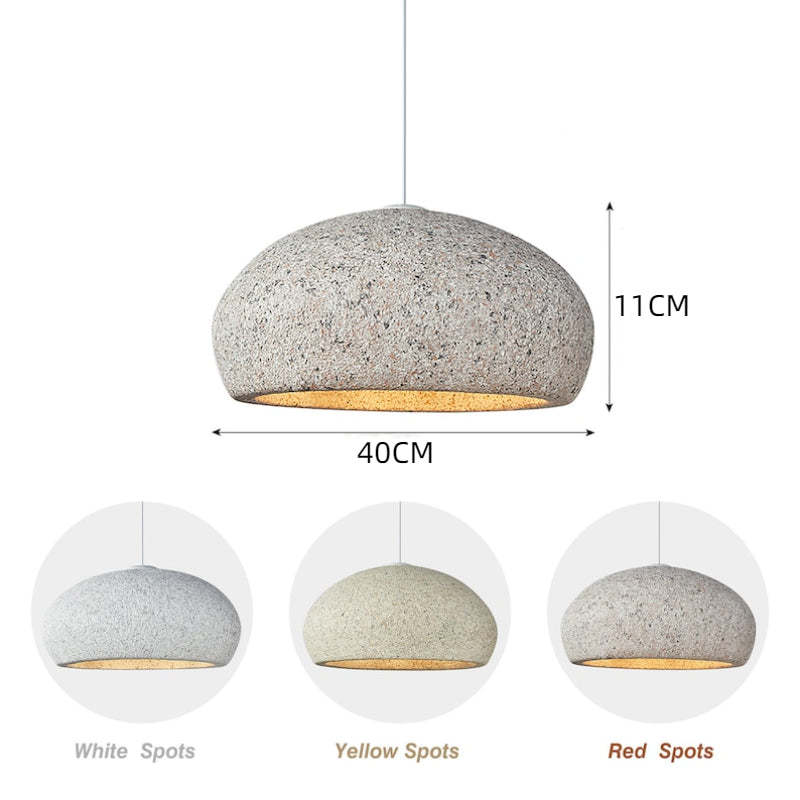 Wabi sabi Style Resin Pendant Lights-labpiecesign