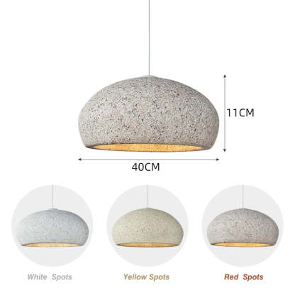 Wabi sabi Style Resin Pendant Lights-labpiecesign