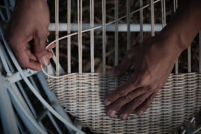 Our artisans and suppliers are paid justly and we do our utmost to ensure minimal waste by rejecting industrially made elements such as joints and nails where possible