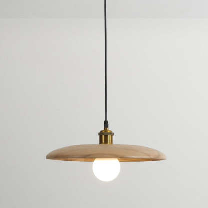 Retro Solid Wood Pendant Light-labpiecesign