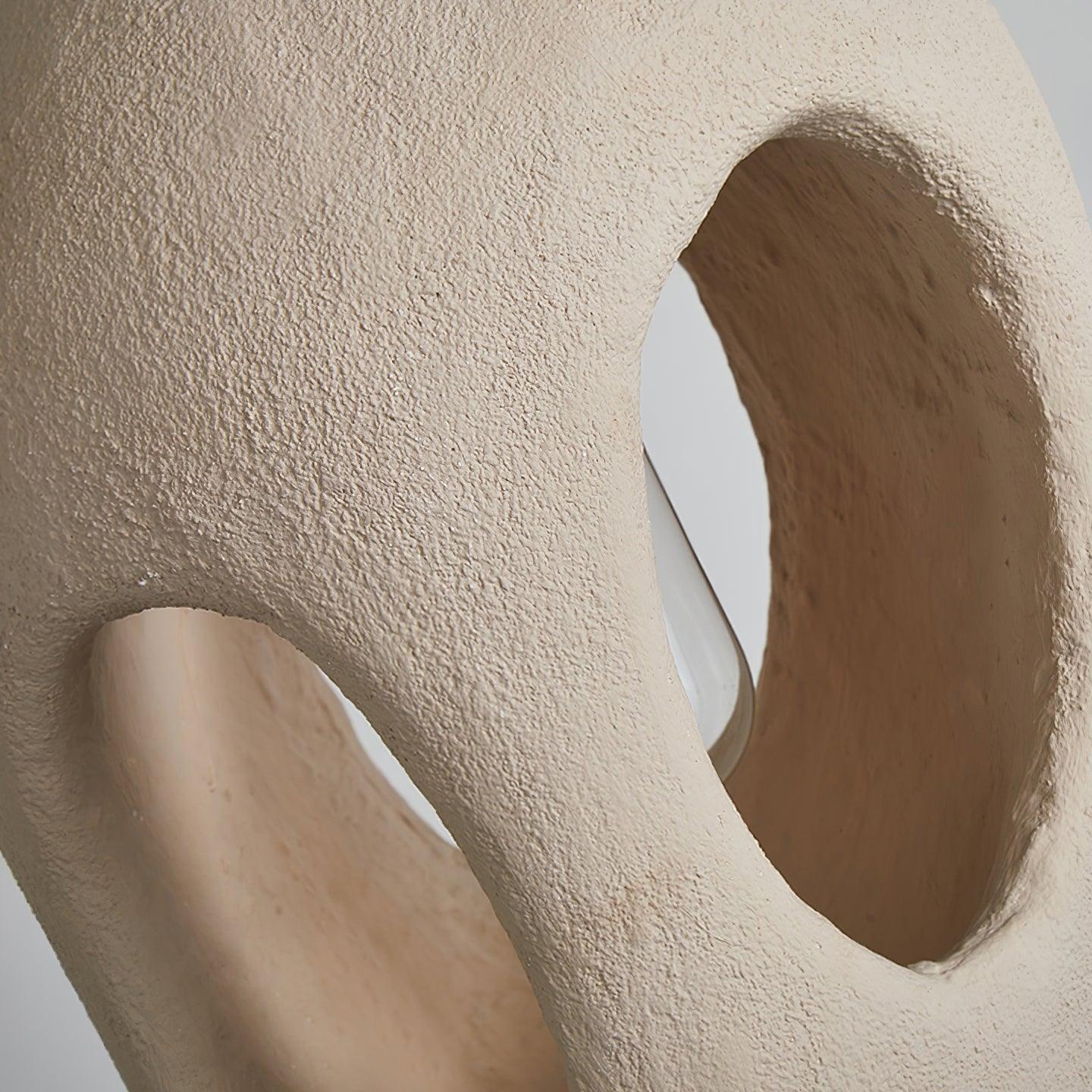 Japanese Wabi-Sabi Style Creative Retro Resin Sculpture Light -labpiecesign