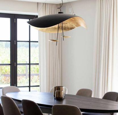 Metal Hat Manta Pendant Light-labpiecesign