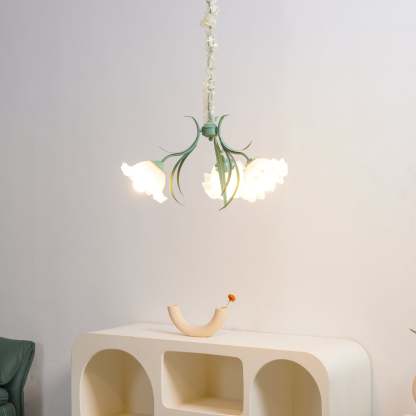 Lily of the Valley Flower Chandelier-labpiecesign