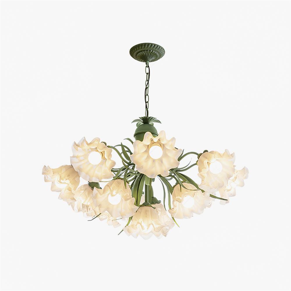 Lily of the Valley Flower Chandelier-labpiecesign