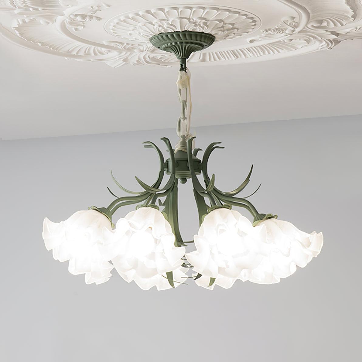 Lily of the Valley Flower Chandelier-labpiecesign