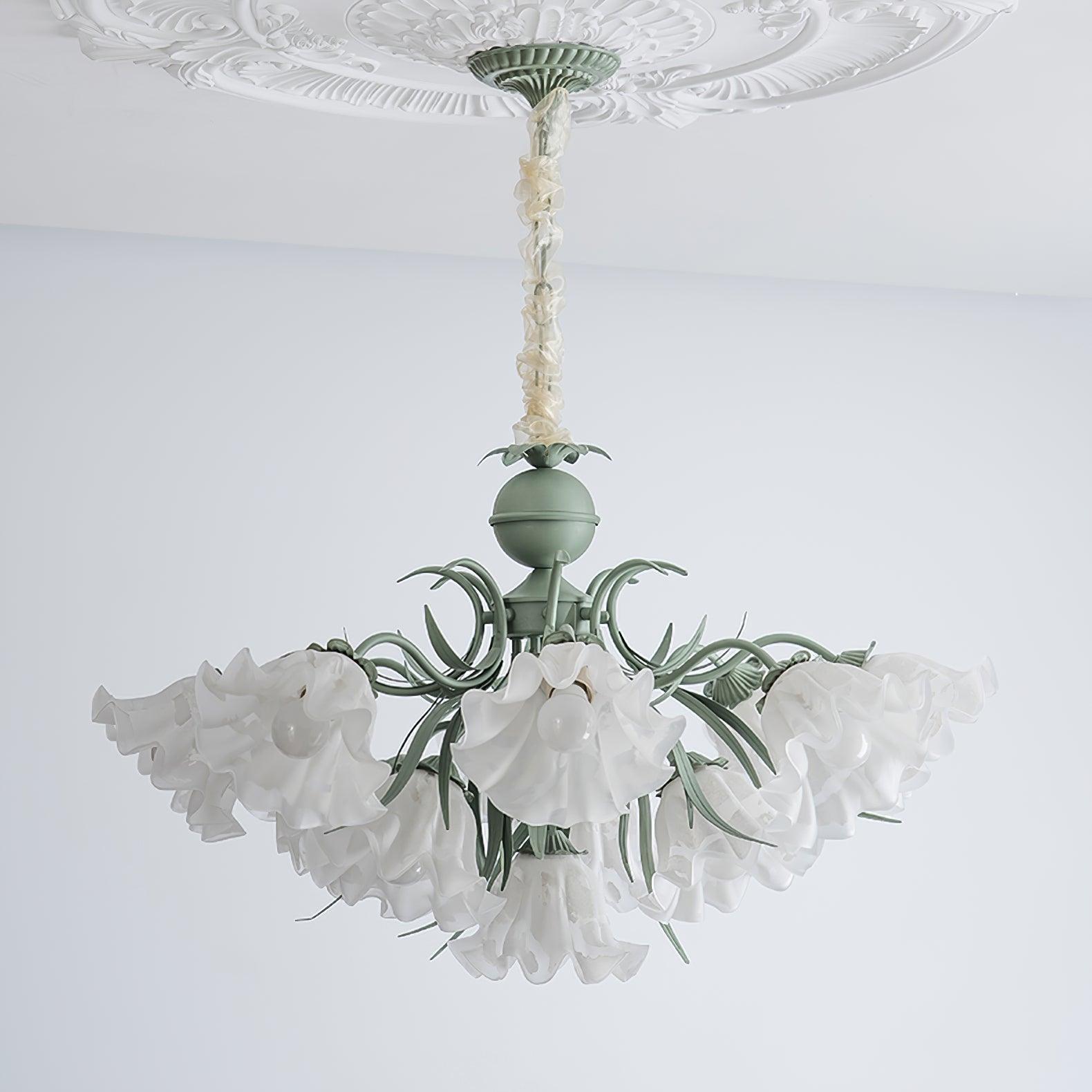 Lily of the Valley Flower Chandelier-labpiecesign