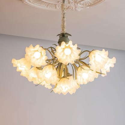Lily of the Valley Flower Chandelier-labpiecesign