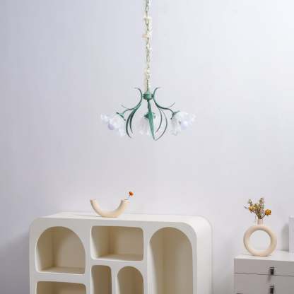 Lily of the Valley Flower Chandelier-labpiecesign