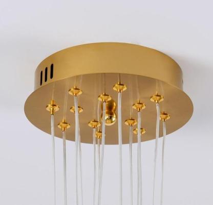 Moon Speckle Glass Lunar Indoor Pendant Light-labpiecesign