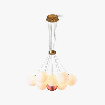 Moon Speckle Glass Lunar Indoor Pendant Light-labpiecesign