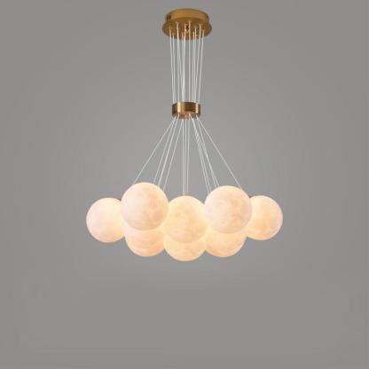 Moon Speckle Glass Lunar Indoor Pendant Light-labpiecesign