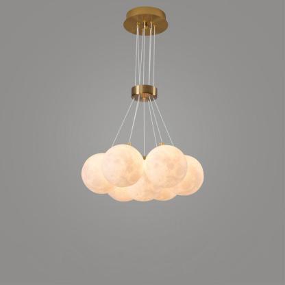 Moon Speckle Glass Lunar Indoor Pendant Light-labpiecesign