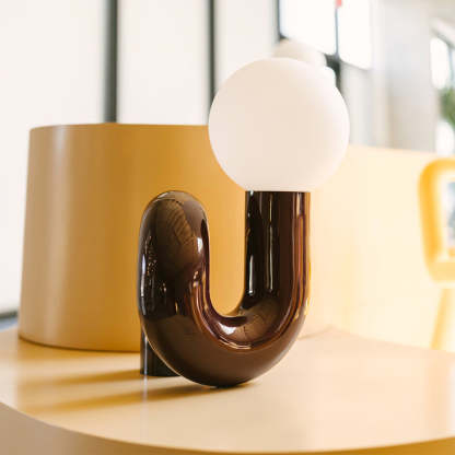 Spiral Glass Table Lamp-labpiecesign