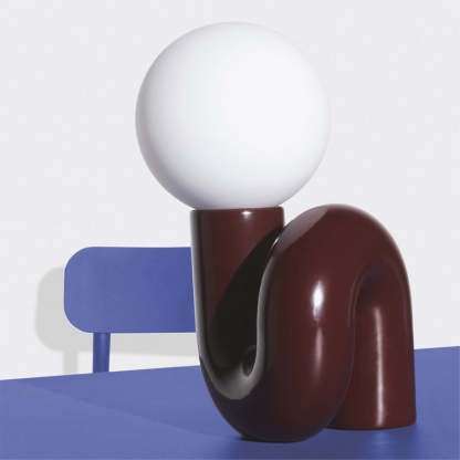Spiral Glass Table Lamp-labpiecesign