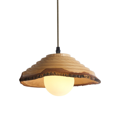 Japanese style solid wood pendant light bar lamps-labpiecesign