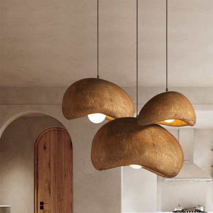 Nordic Cream Color High Texture Resin Khmara Lamp-labpiecesign