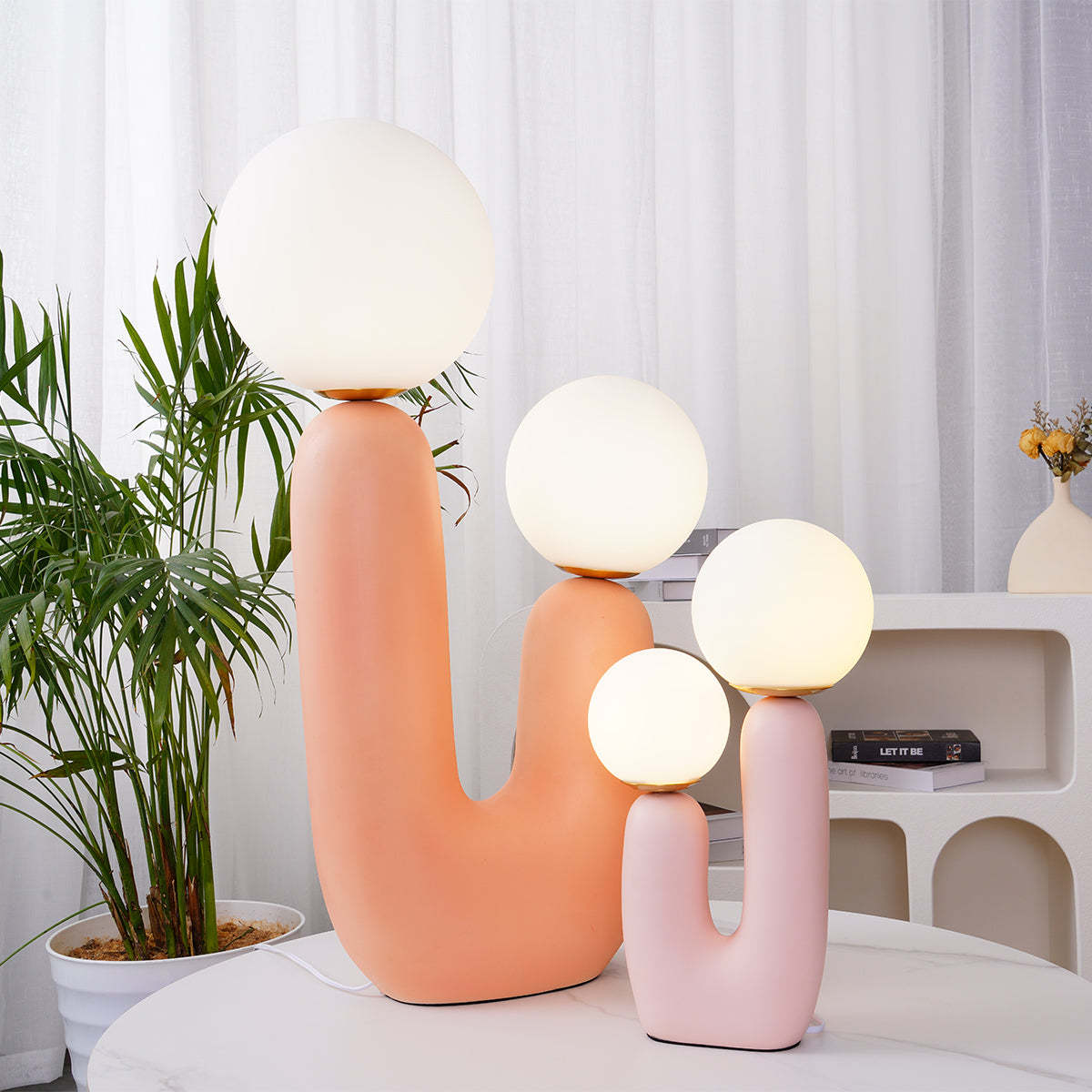 Modern Creative Living Room Bedside Bedroom Desk Lamp Double Head Tabl