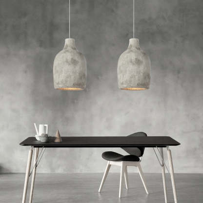 Wabi-Sabi Retro Vase Shape Resin Pendant Light-labpiecesign