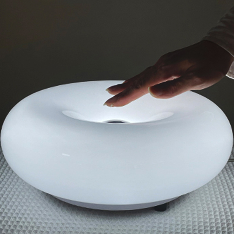 Medieval style donut wall lamp Touch control Orange Bauhaus bedside lamp-labpiecesign