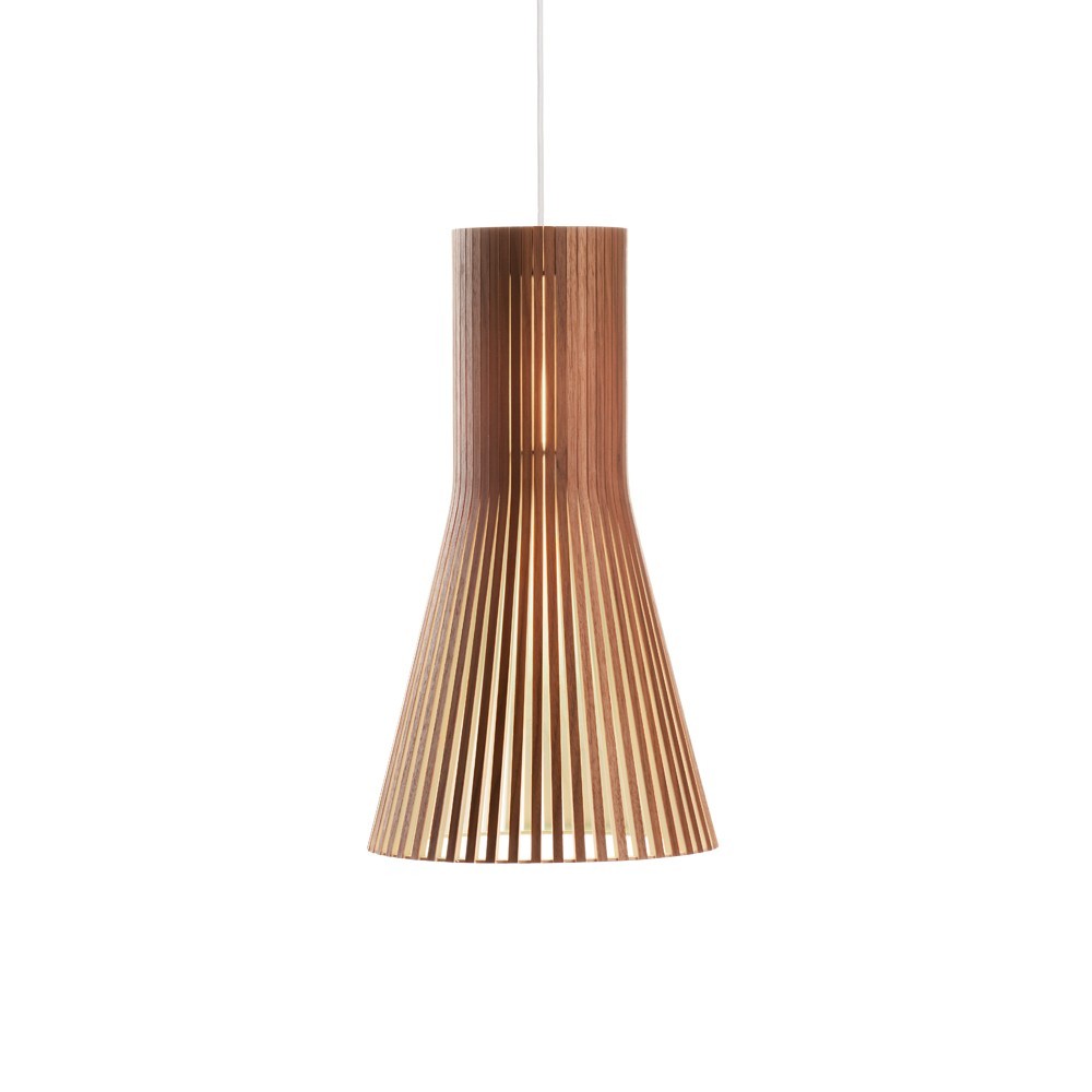 Japanese Creative Wooden Light Tapered Bamboo Pendant Light -labpiecesign