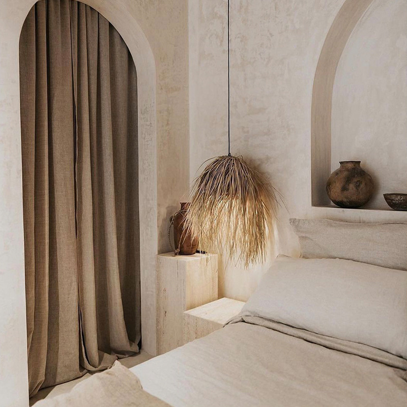 Wabi-sabi Hand-woven Willow Chandelier-labpiecesign